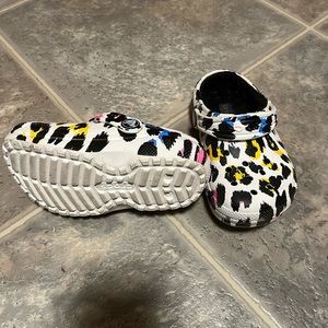 Toddler lined crocs